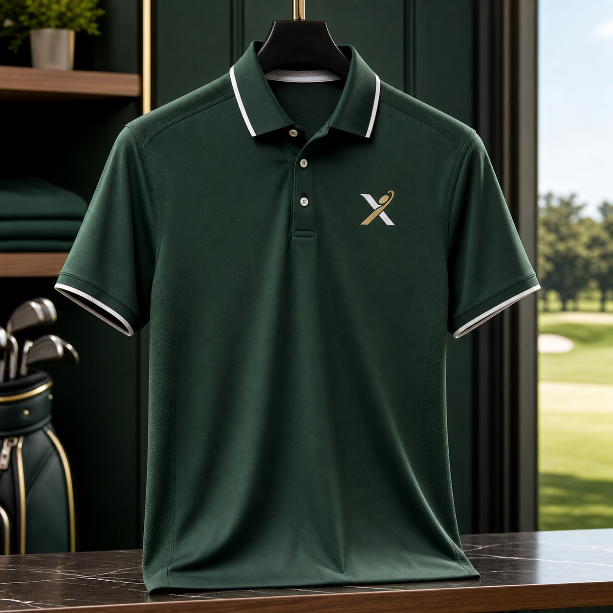 Founder Player Dry-Fit Golf Shirt